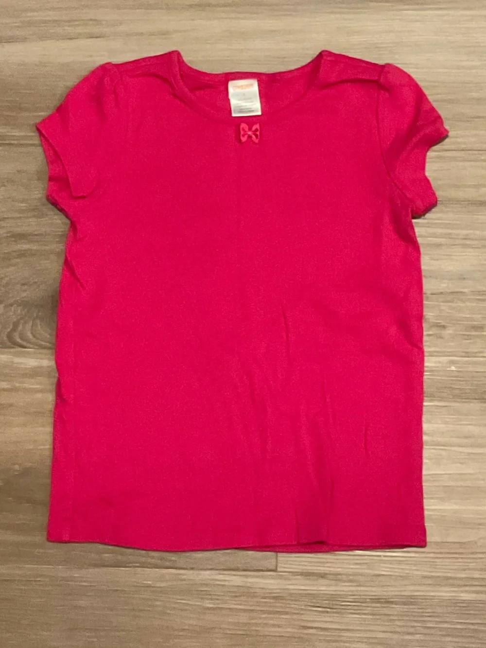 Gymboree | Girls' Short-Sleeve Pink Tee with Bow Detail